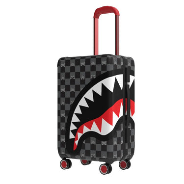 Sprayground - Gray Peeking Character Sketch carry On Luggage - Clique Apparel