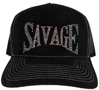 Savage Rhinestone Trucker Hat – Multi color - Clique Apparel