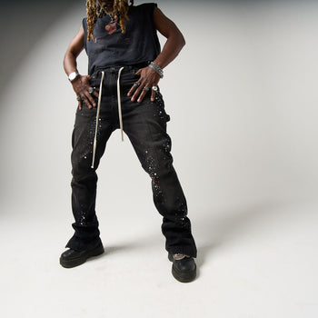 Duaa - Guidance Denim Jean - Black - Clique Apparel