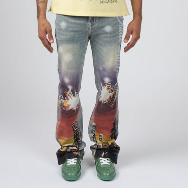 Duaa -SUNSET BLUE DENIM - Clique Apparel