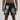 Mixed Emotion- AI Denim Shorts - Black - Clique Apparel