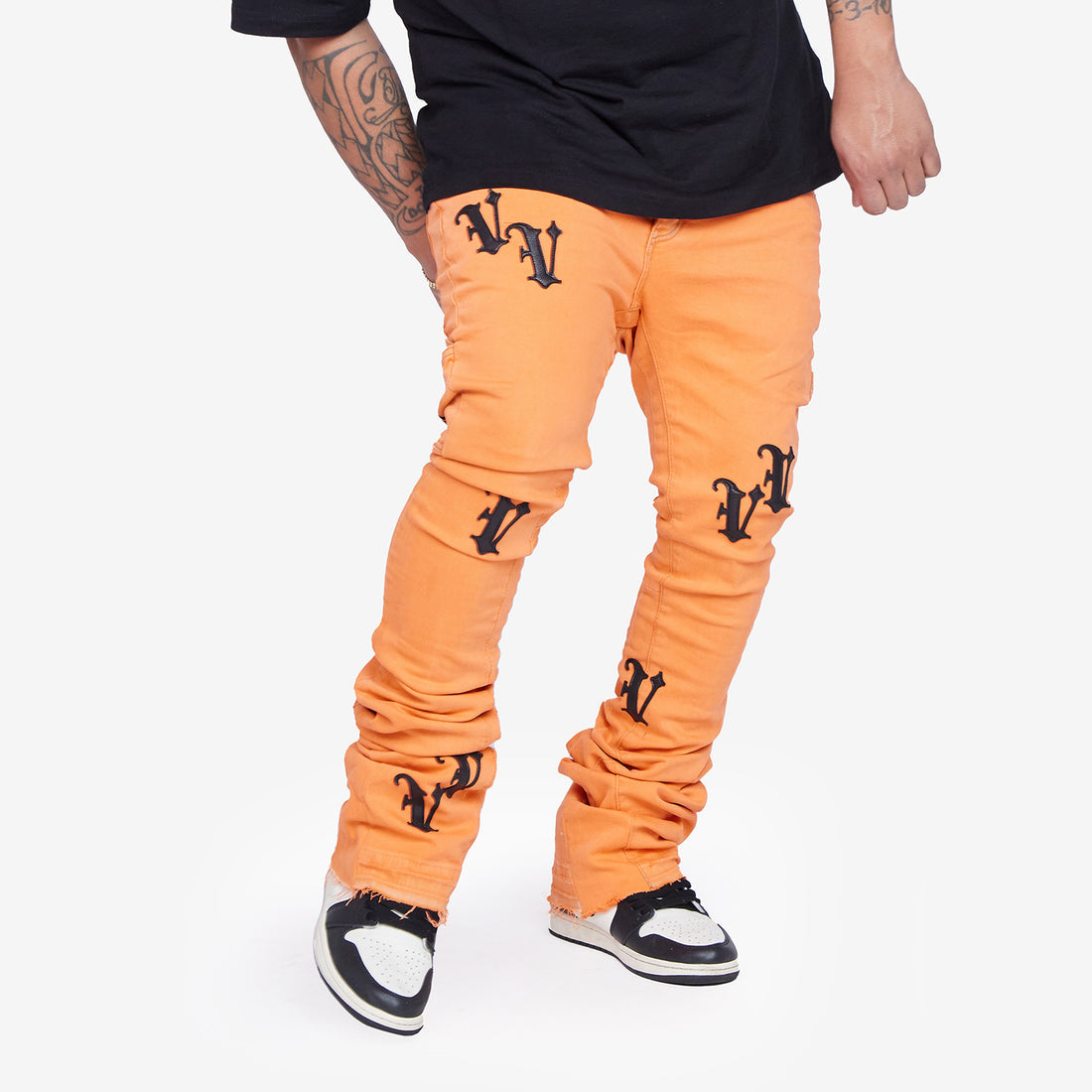 Valabasas - Super Stacked Selfless Jeans - Orange