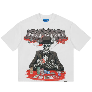 Godspeed - High Stakes NG Tee - White - Clique Apparel