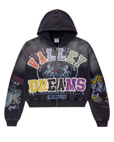 Valley Forever - Blasted Zip Up - Clique Apparel