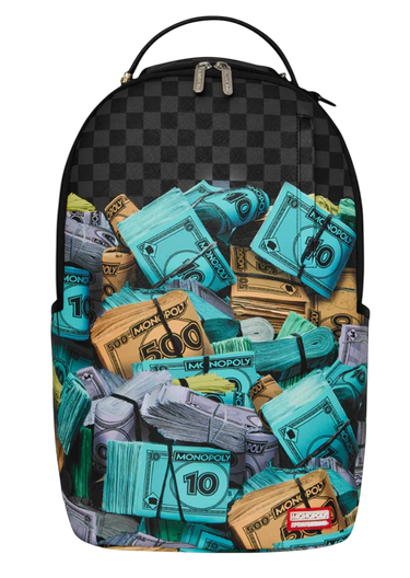 Sprayground - Monopoly Money Stacks DLXSV Backpack - Clique Apparel