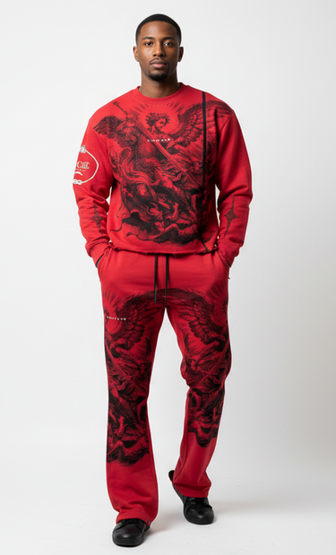 VIERICHE -Archangel Sweatpant - Burgundy - Clique Apparel