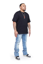 Load image into Gallery viewer, Valabasas - Stacked Botched Stacket Jeans - Lt. BLue Washed - Clique Apparel