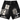 Mixed Emotion- AI Denim Shorts - Black - Clique Apparel