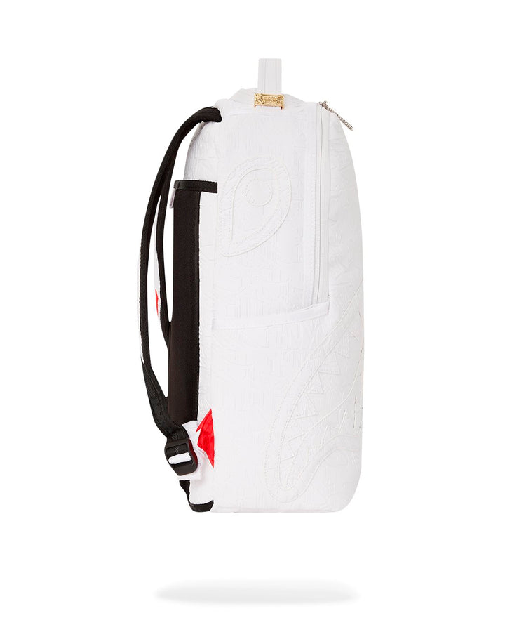 Sprayground Shark Trip DLXSV White Backpack