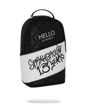 Load image into Gallery viewer, Sprayground - Hello My Name Is 15 Years Quilted Backpack (Super Rare) - Clique Apparel