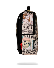 Load image into Gallery viewer, Sprayground - One Piece Wanted Shark Posters Backpack - Clique Apparel