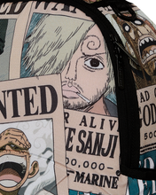 Load image into Gallery viewer, Sprayground - One Piece Wanted Shark Posters Backpack - Clique Apparel