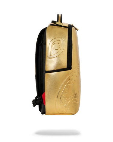 Sprayground - Sharks In Paris Gold Drip DLXSV Backpack - Clique Apparel