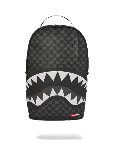 Sprayground - Reverse Mode Purple Velour To Black Check Backpack - Clique Apparel
