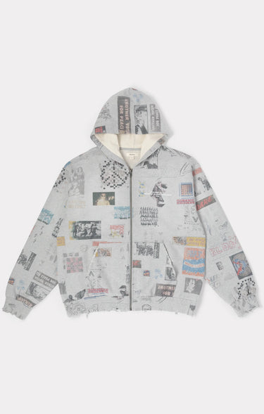 BLDG4 - Construction Hoodie - Heather Grey - Clique Apparel