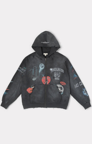 BLDG4 - Cladding Hoodie - Jet Set - Clique Apparel