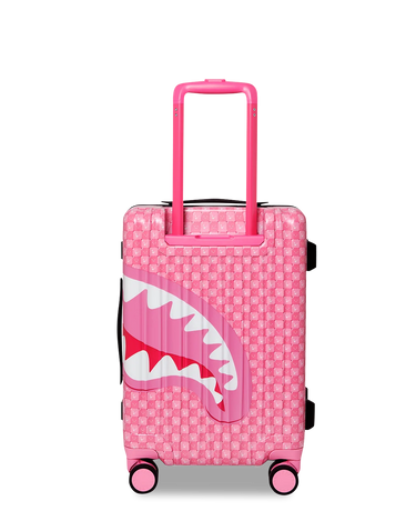 Sprayground - Shinobi Sharks In Paris Pink Carry On Luggage - Clique Apparel