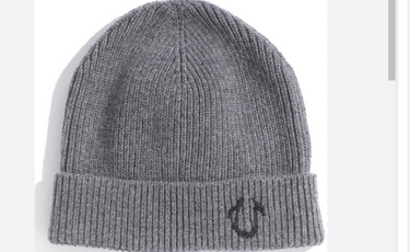 True Religion - Beanie - Charcoal - Clique Apparel