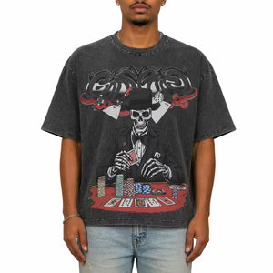 Godspeed - High Stakes Tee - Grey Wash - Clique Apparel