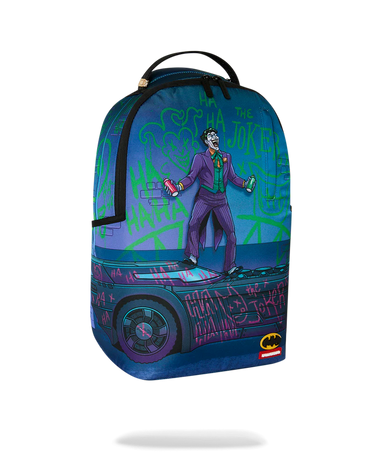 Sprayground - Dc Joker Tagged Up Batmobile Backpack - Clique Apparel