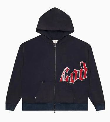 Godspeed - OG Logo Sweatsuit V2 (Navy/Red) 2025 - Clique Apparel