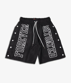 Forever Situated - Nylon Shorts - Black - Clique Apparel