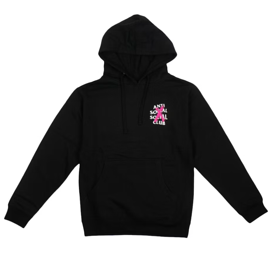 パーカー・フーディ Anti Social Social Club Cancelled Hoodie Black SS 20 2020 Anti Social Social Club - Cancelled - Hoodie - Black (Pink