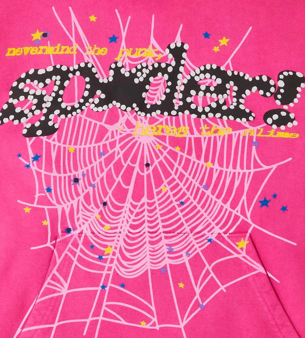 Sp5der - P*nk V2 Hoodie - Hot Pink | Clique Apparel Sp5der - P*nk V2 Hoodie - Hot Pink | Clique Apparel
