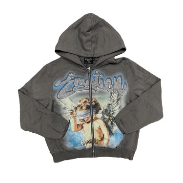 Mixed Emotion - Grey Rhinestone - Clique Apparel