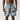 Mixed Emotion- AI Denim Shorts - Blue - Clique Apparel