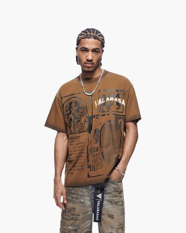 Valabasas - Cyber Tee - Brown - Clique Apparel
