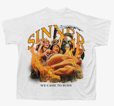 Rad Boyz - Sinner Tee - White - Clique Apparel