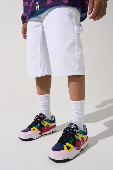 Serenede - QUARTZ Denim Shorts - White - Clique Apparel