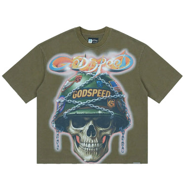 Godspeed - Badges Of Honor Tshirt - Military Green - Clique Apparel