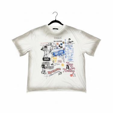 Thnx for Nothing - Vegas Tee - White - Clique Apparel