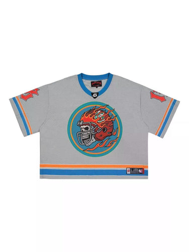 Godspeed - First Down Jersey - Grey/Blue/Orange - Clique Apparel