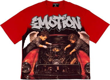 Mixed Emotions - Garage Tee - Red - Clique Apparel