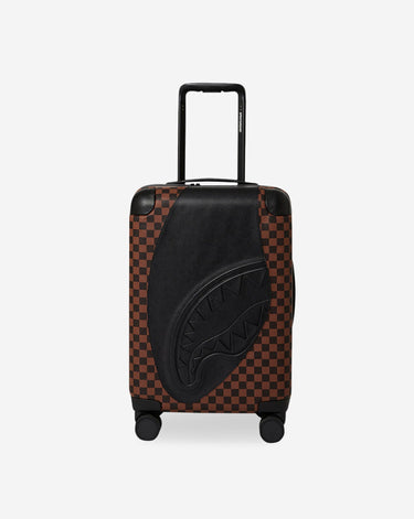 Sprayground - JetStream Brown Carry On Hard Luggage - Clique Apparel