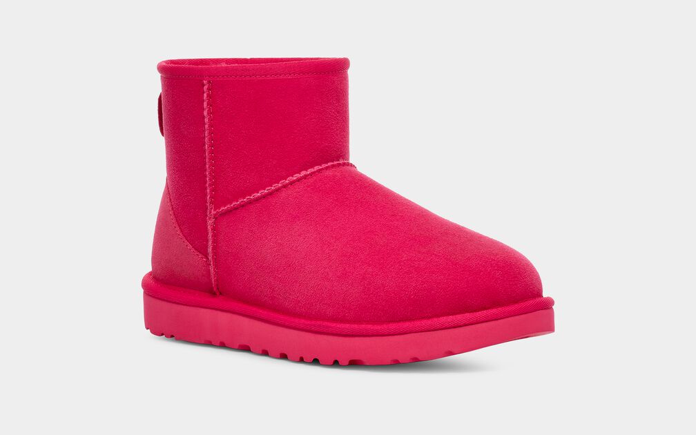 Ugg Women Classic Mini II (Hot Pink) Clique Apparel