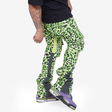 Load image into Gallery viewer, Valabasas - Stacked Conjure Jeans - Lime/Black - Clique Apparel