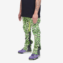 Load image into Gallery viewer, Valabasas - Stacked Conjure Jeans - Lime/Black - Clique Apparel
