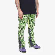 Load image into Gallery viewer, Valabasas - Stacked Conjure Jeans - Lime/Black - Clique Apparel