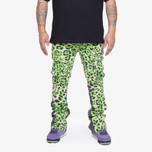Load image into Gallery viewer, Valabasas - Stacked Conjure Jeans - Lime/Black - Clique Apparel