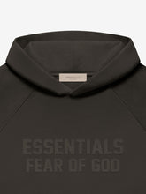 Load image into Gallery viewer, FEAR OF GOD - ESSENTIALS HOODIE OFF BLACK - Clique Apparel