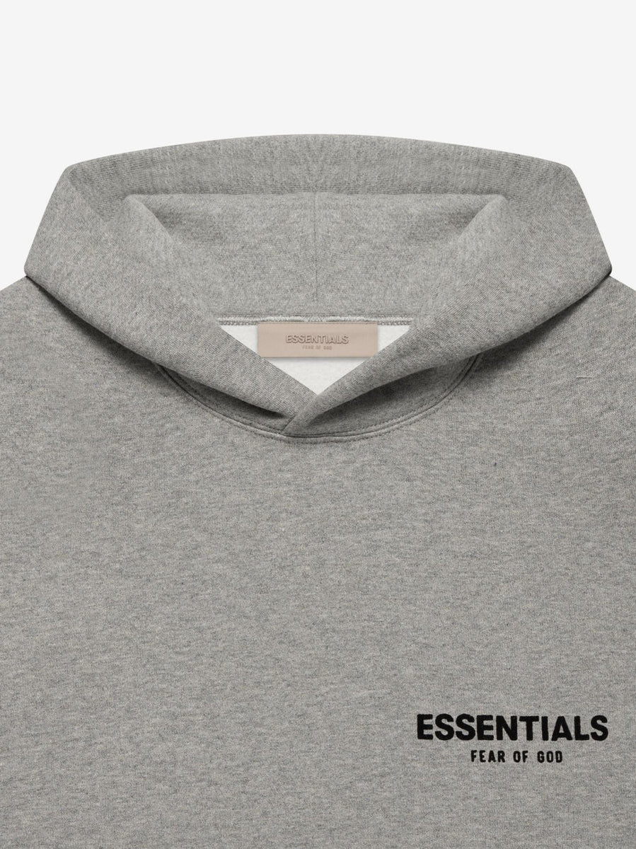 Essentials Hoodie Dark Oatmeal Clique Apparel