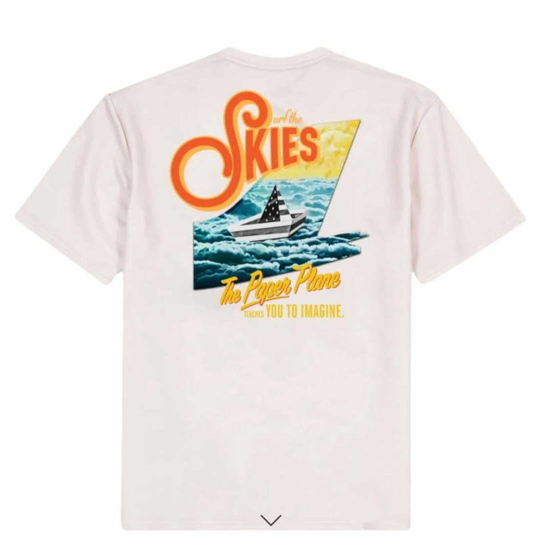 Paper Planes Cloud Surf French Terry Tee Sapphire