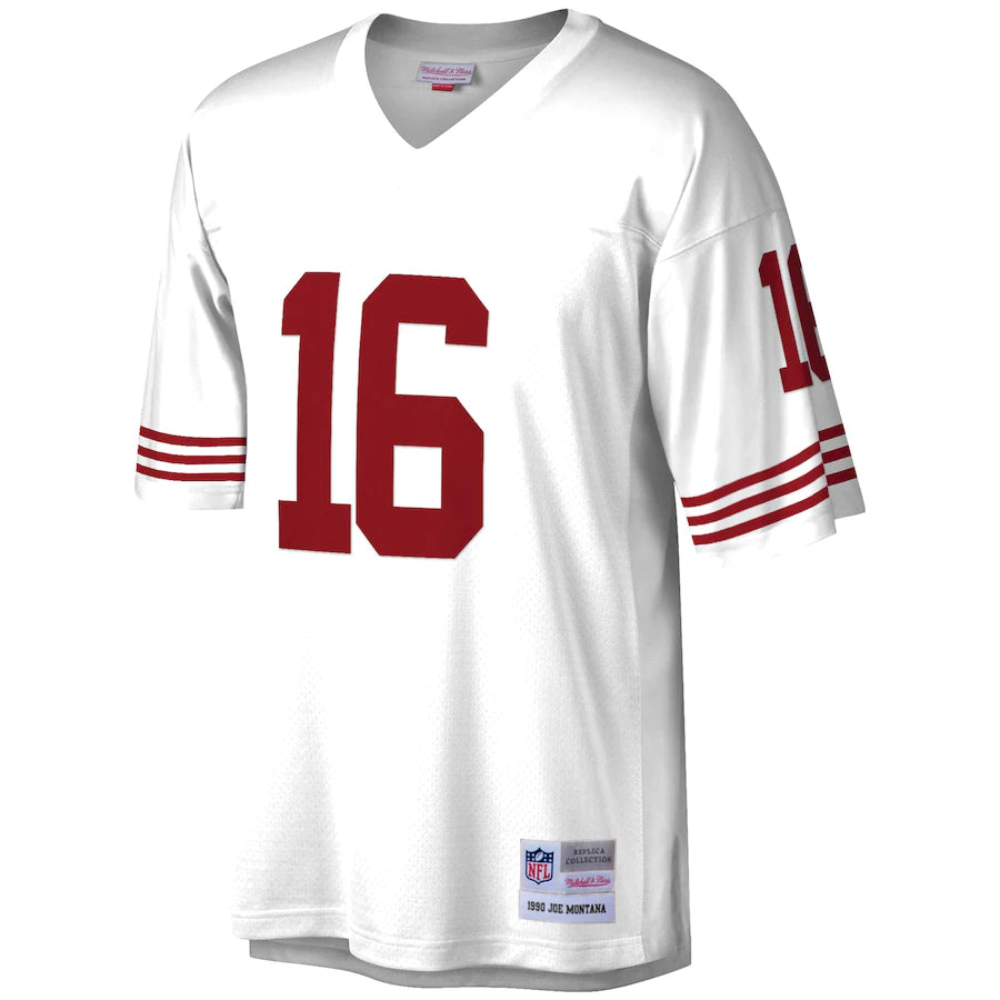 Mitchell & Ness Men's Joe Montana White San Francisco 49ers Legacy Replica Jersey