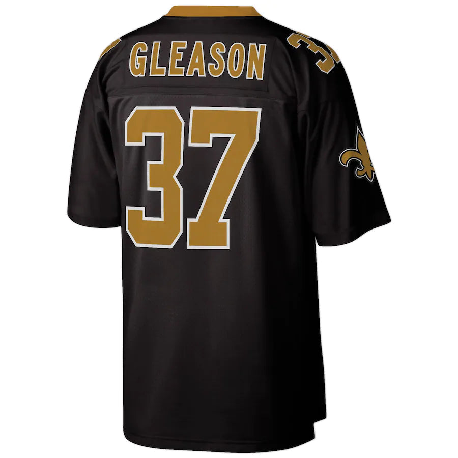 Mitchell & Ness Men's Steve Gleason Black New Orleans Saints Legacy Replica Jersey