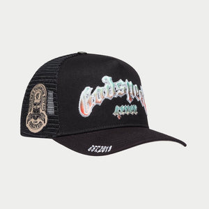 GodSpeed - Trucker Hat Gradient Black - Clique Apparel