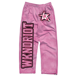 Wnkd Riot - Up the Score Pink Sweats